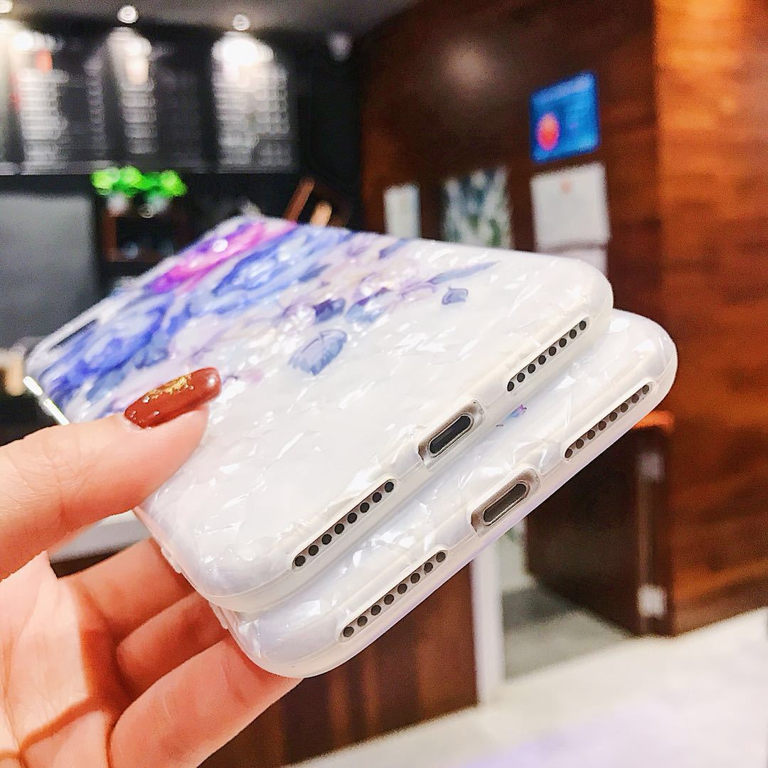 Dream Shell Phone Case For iPhone X XS Max XR Rose Flower Back Cover Cases for iPhone 7 8 6 6s Plus Soft TPU Silicon Dream Shell Phone Case For iPhone X XS Max XR Rose Flower Back Cover Cases for iPhone 7 8 6 6s Plus Soft TPU Silicon